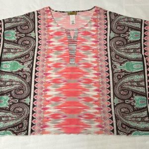 Valerie Stevens Multi-print Blouse
